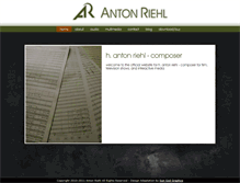Tablet Screenshot of antonriehl.com
